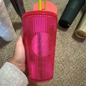 Starbucks Pink Textured Tumbler